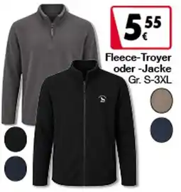 Woolworth Fleece-Troyer oder -Jacke Angebot