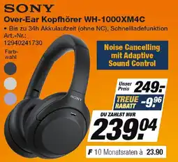 Expert Technomarkt SONY Over-Ear Kopfhörer WH-1000XM4C Angebot