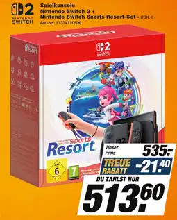 Expert Technomarkt Nintendo Switch 2 + Nintendo Switch Sports Resort-Set Angebot