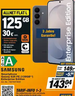 Expert Technomarkt SAMSUNG Smartphone Galaxy S26 FE (128GB*) Enterprise Edition Angebot