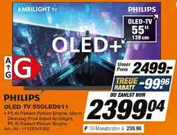 Expert Technomarkt PHILIPS OLED TV 55OLED911 Angebot