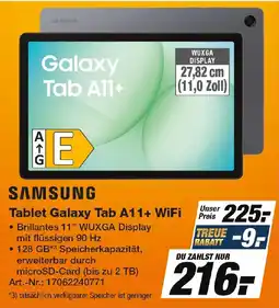 Expert Technomarkt SAMSUNG Tablet Galaxy Tab A11+ WiFi Angebot