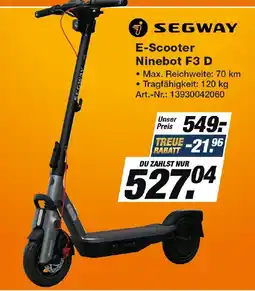 Expert Technomarkt SEGWAY E-Scooter Ninebot F3 D Angebot