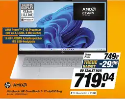 Expert Technomarkt Notebook HP OmniBook 3 17-dp0552ng Angebot