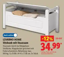 Lidl LIVARNO HOME Sitzbank mit Stauraum Angebot