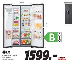 MediaMarkt LG GSLE91EVAB L-Serie Side-by-Side Angebot