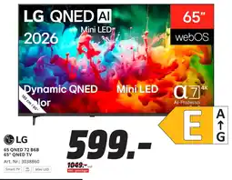 MediaMarkt LG 65 QNED 72 B6B 65" QNED TV Angebot