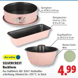 Lidl SILVERCREST Backform Angebot