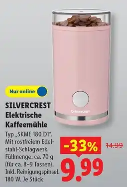 Lidl SILVERCREST Elektrische Kaffeemühle Angebot