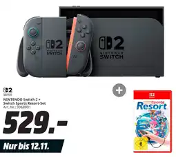 MediaMarkt NINTENDO Switch 2 + Switch Sports Resort-Set Angebot