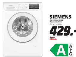 MediaMarkt SIEMENS WM14N22A iQ300 Waschmaschine Angebot