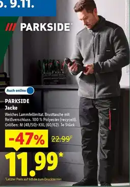 Lidl PARKSIDE Jacke Angebot