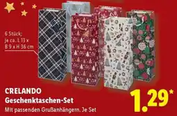 Lidl CRELANDO Geschenktaschen-Set Angebot