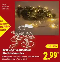 Lidl LIVARNO/LIVARNO HOME LED-Lichtdekoration Angebot