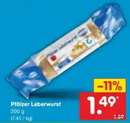 Netto Marken-Discount Pfälzer Leberwurst Angebot