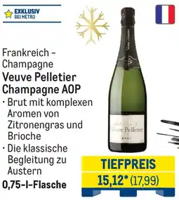METRO Veuve Pelletier Champagne AOP Angebot