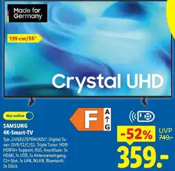 Lidl SAMSUNG 4K-Smart-TV Angebot