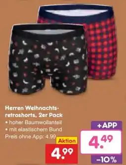 Netto Marken-Discount Herren Weihnachts-retroshorts Angebot