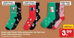 Netto Marken-Discount Damen oder Herren Weihnachtssocken, Kinder Weihnachtssocken Angebot