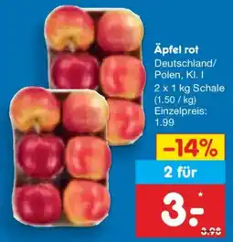 Netto Marken-Discount Äpfel rot Angebot