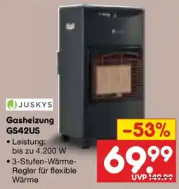 Netto Marken-Discount JUSKYS Gasheizung GS42US Angebot