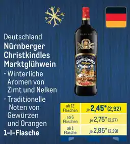 METRO Nürnberger Christkindles Marktglühwein Angebot