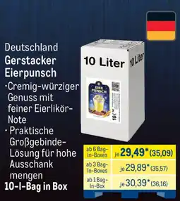 METRO Gerstacker Eierpunsch Angebot