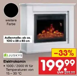 Netto Marken-Discount JUSKYS Elektrokamin Angebot
