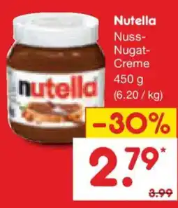 Netto Marken-Discount Nutella Nuss-Nugat-Creme Angebot