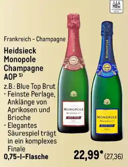 METRO Heidsieck Monopole Champagne Angebot