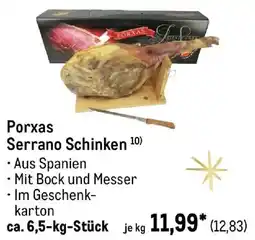 METRO Porxas Serrano Schinken Angebot