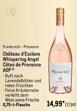 METRO Château d'Esclans Whispering Angel Angebot