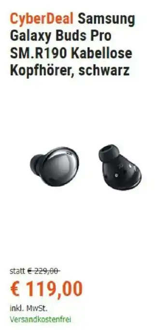 Cyberport Samsung Galaxy Buds Pro SM.R190 Angebot