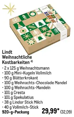 METRO Lindt Weihnachtliche Kostbarkeiten Angebot