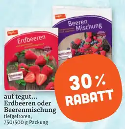 tegut tegut... Erdbeeren oder Beerenmischung Angebot