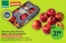 tegut demeter oder Bioland tegut... Bio-Pausenäpfel Angebot