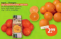 tegut tegut... Orangen Angebot