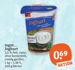 tegut tegut... Joghurt Angebot