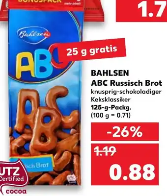 Kaufland Bahlsen ABC Russisch Brot 125g Angebot