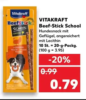 Kaufland Vitakraft Beef Stick School 20g Angebot