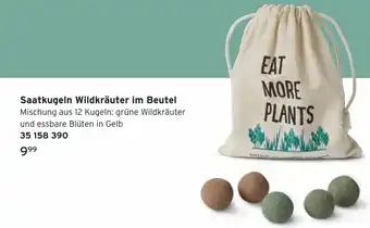 Tchibo Saatkugeln Wildkrauter im Beutel Angebot