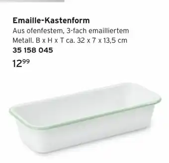 Tchibo Emaille-Kastenform Angebot