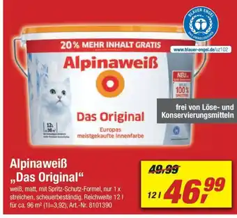 toom Baumarkt Alpinaweiß ,,Das Original" Angebot