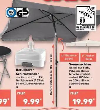 Kaufland Sonnenschirm Angebot