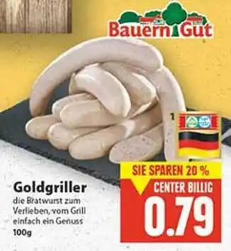 E Reichelt Bauern Gut Goldgriller 100g Angebot