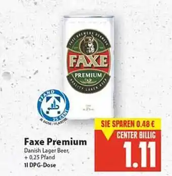 E Reichelt Faxe Premium 1L Angebot