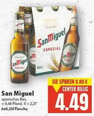 E Reichelt San Miguel 6x0,33L Angebot