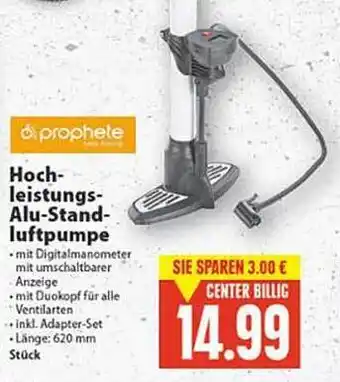 E Reichelt Hoch Leistungs Alu Stand Luftpumpe Angebot