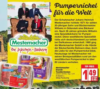 Edeka Mestemacher Eiweiß Toastbrötchen Angebot