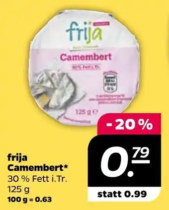 NETTO Frija Camembert 125g Angebot